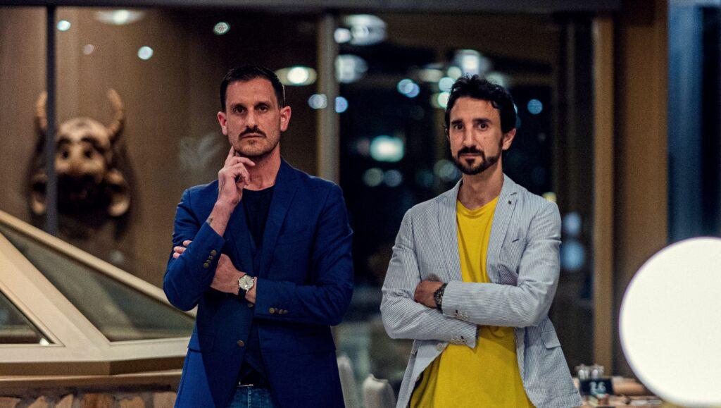 Vegan brothers and hosts at Hotel Paradiso Pure.Living Vegan Hotel on the Seiser Alm