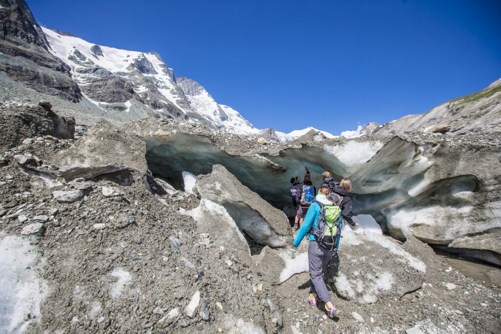Glacier hike with a National Park Ranger