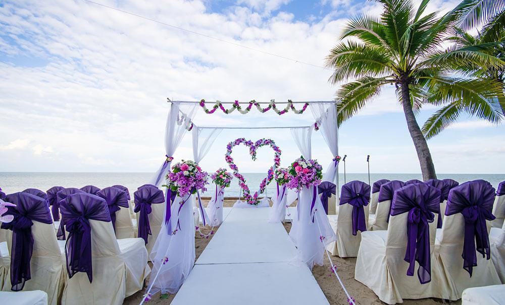 beach wedding Amaya Beach Resort & Spa