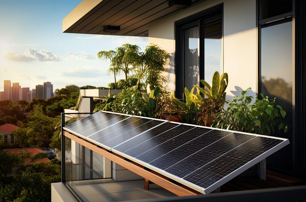 Generate solar energy for your home with a balcony power plant