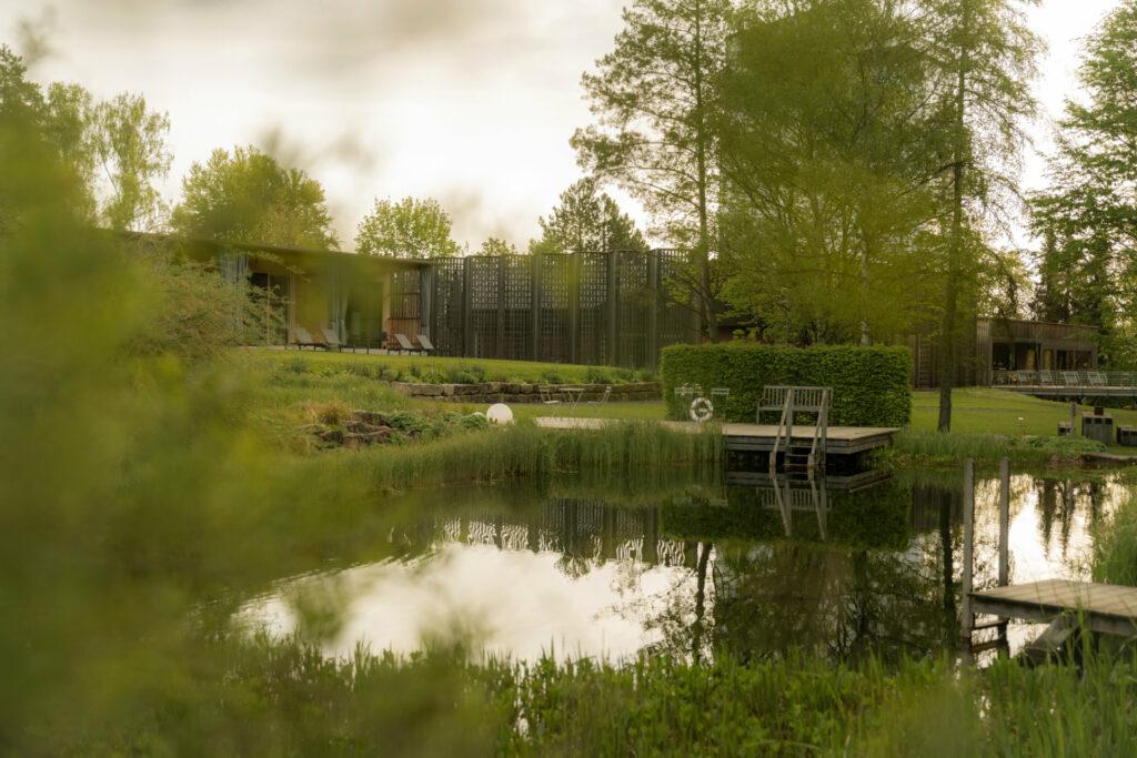 Natural swimming pond at Hotel STURM