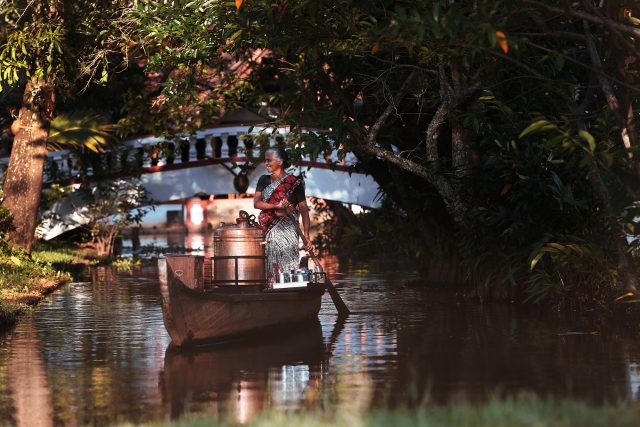 Tea Lady at Coconut Lagoon