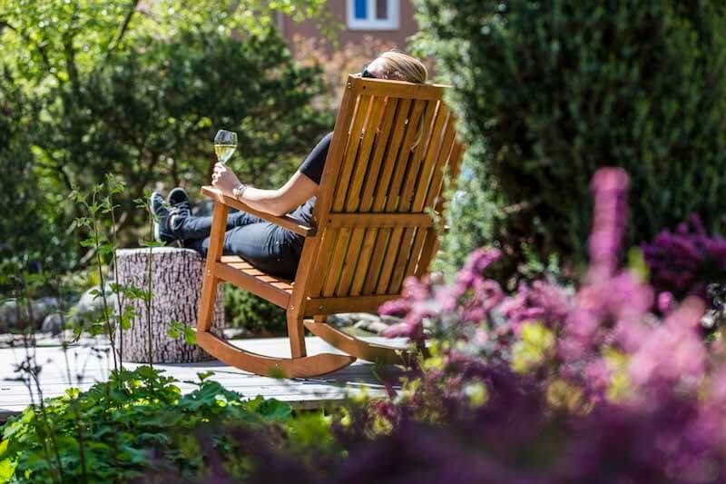 Relax in the biotope garden Biotope garden © Creativhotel Luise