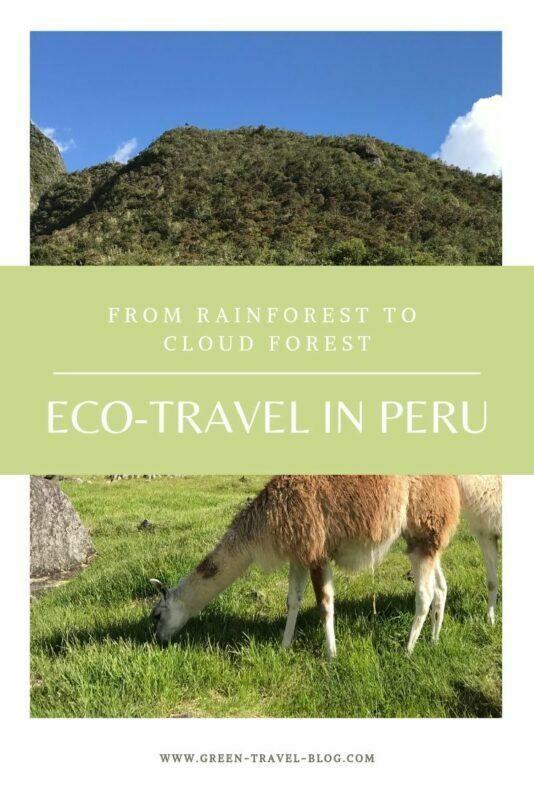 Eco travel in Peru
