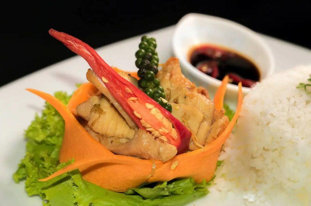 Fried cambodian Seafood