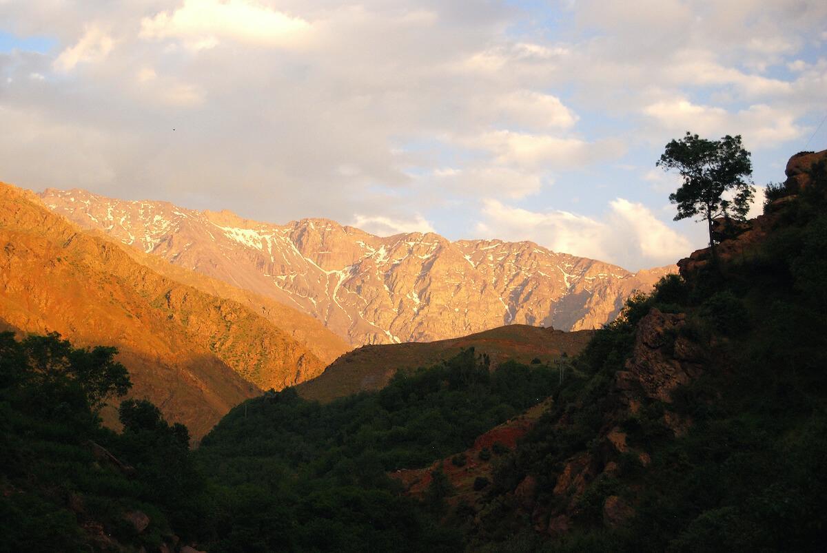 Atlas mountains Kasbah du Toubkal