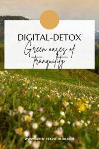 Green Pearls® hotels, Digital-Detox