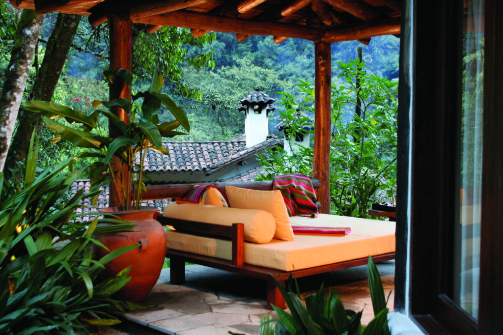 Villa Terrace Suite at the sustainable Inkaterra Hotel Peru