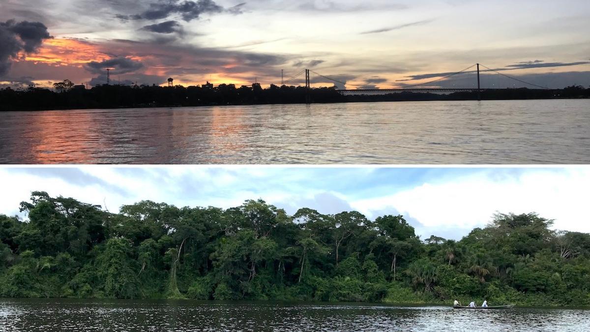 Amazonas river in Peru