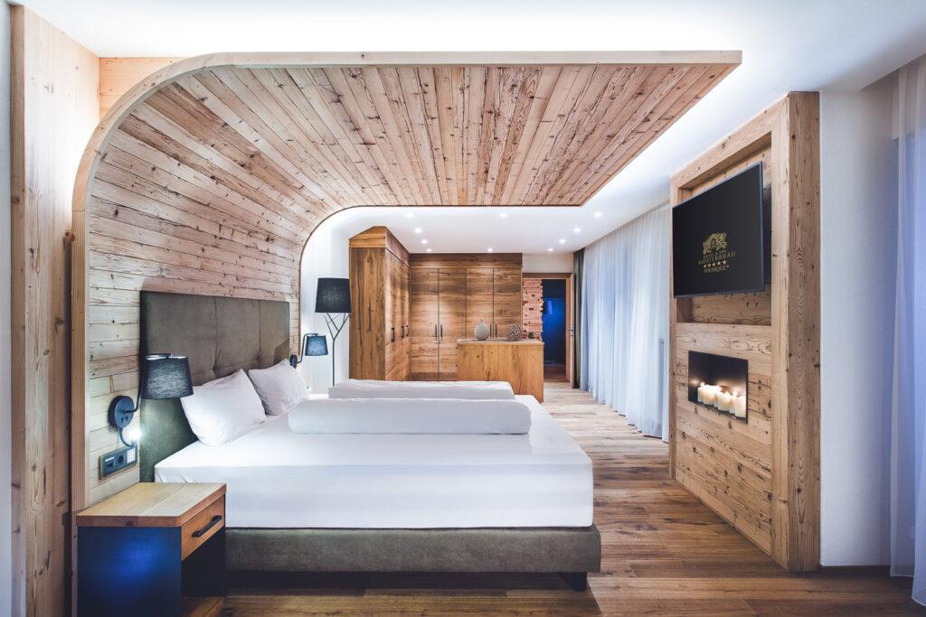 Loft 500 sustainable hotel room at the Hotel Klosterbräu Seefeld