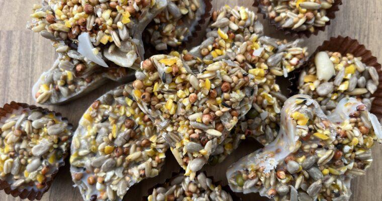 Low Waste Birdseed Cookies (Sustainable DIY)