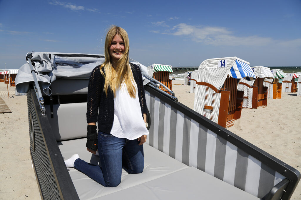 Sleeping beach chair Lifestylehotel SAND