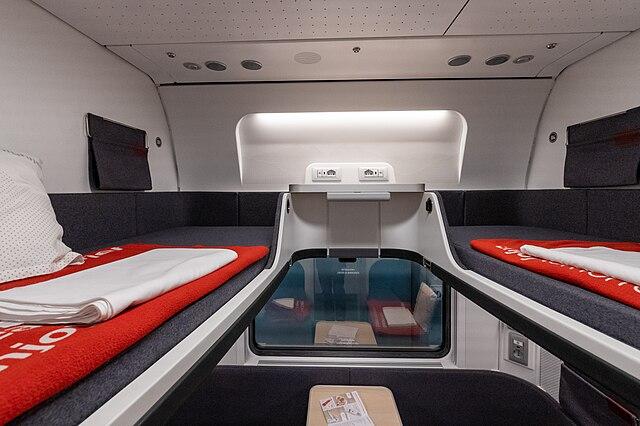 sleeper train cabin ÖBB Nightjet