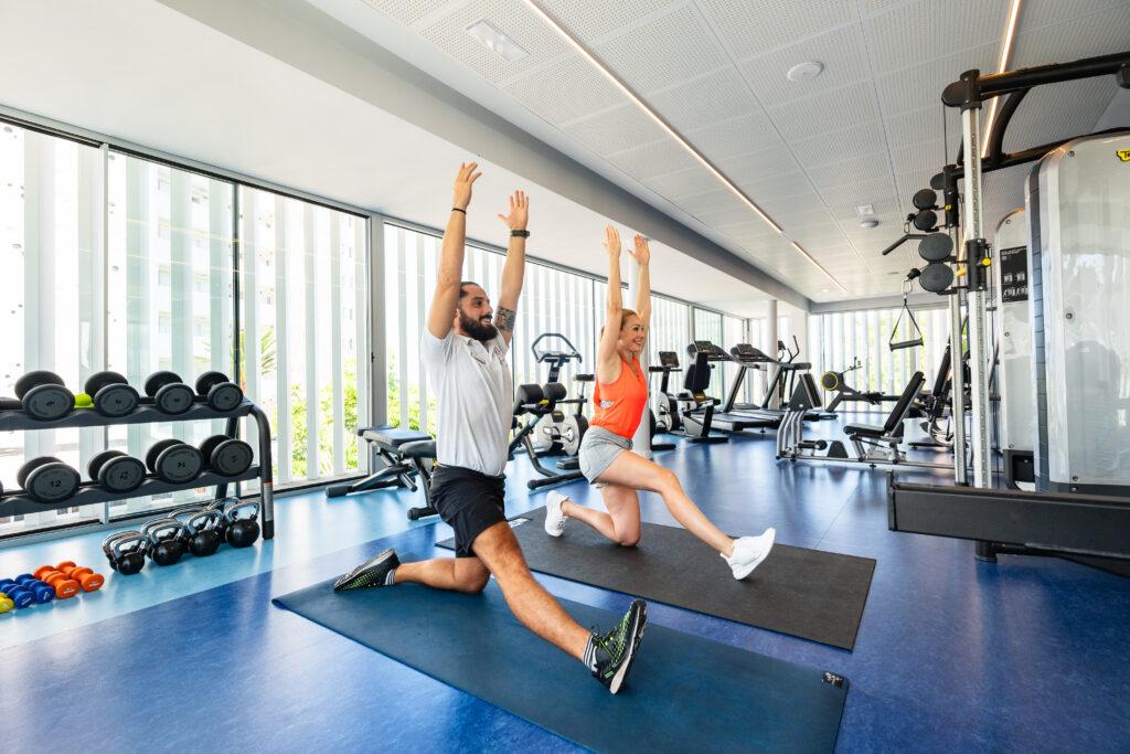 Sport in the health hotel - more sustainable fitness room