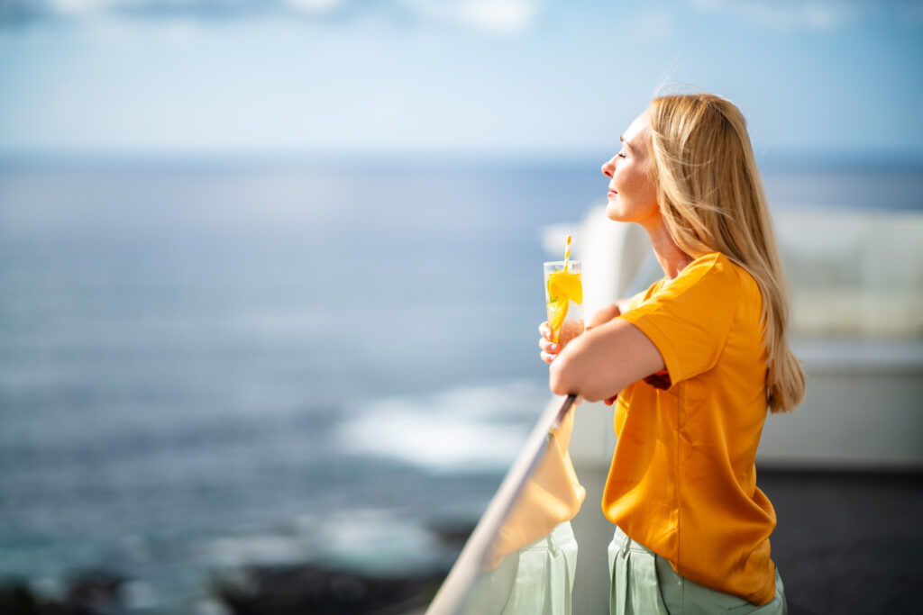 Enjoy views of the Atlantic Ocean while on vacation