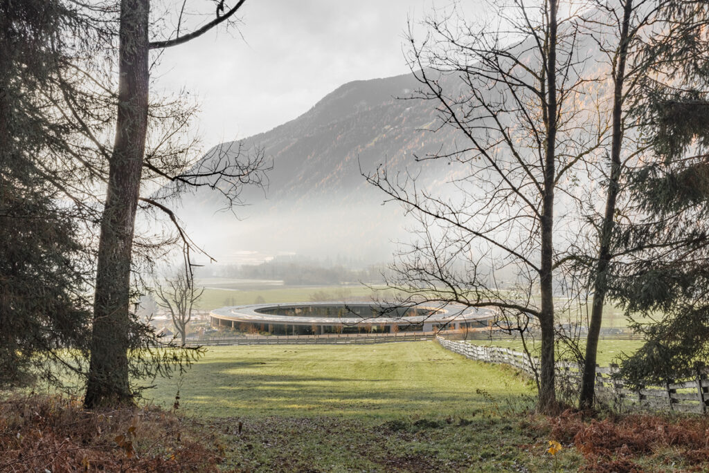 Outdoor shot of OLM Nature Escape in South Tyrol