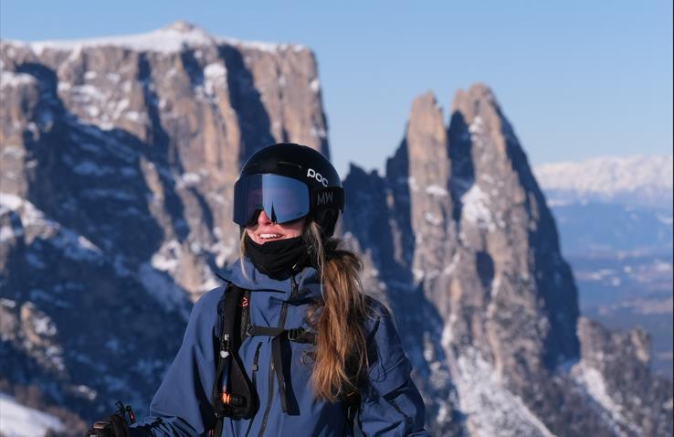Experience sustainable skiing at the Seiser Alm ski resort in the Dolomites.