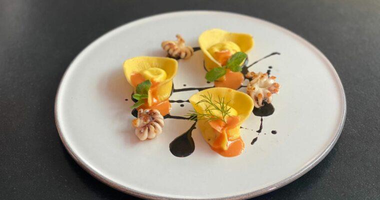 Tortellini with squid filling – recipe by chef Giuseppe Schimmenti