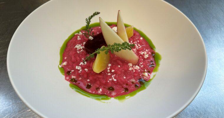 South Tyrolean “Pink Lady” risotto recipe from OLM Nature Escape