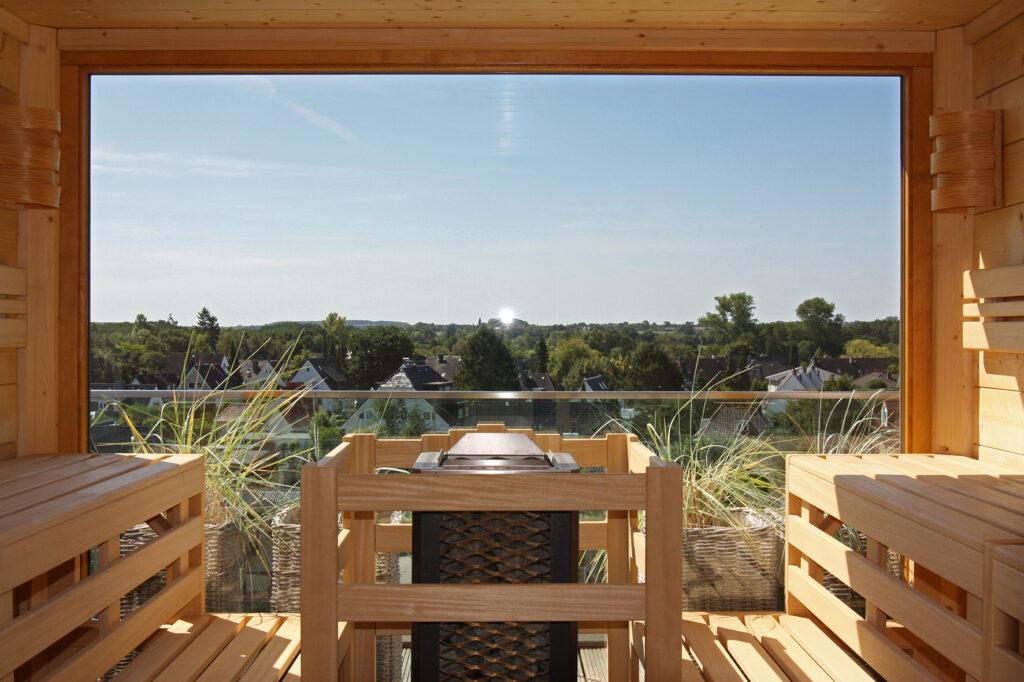 Sauna at the sustainable Lifestylehotel Sand, Timmendorfer Strand