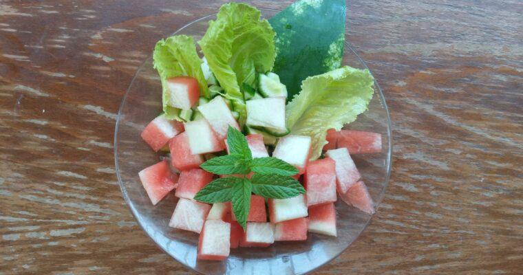 Did you know? You can eat the skin of the watermelon!