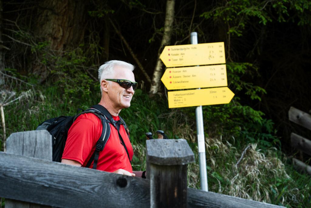 Hiking at Naturhotel Outside