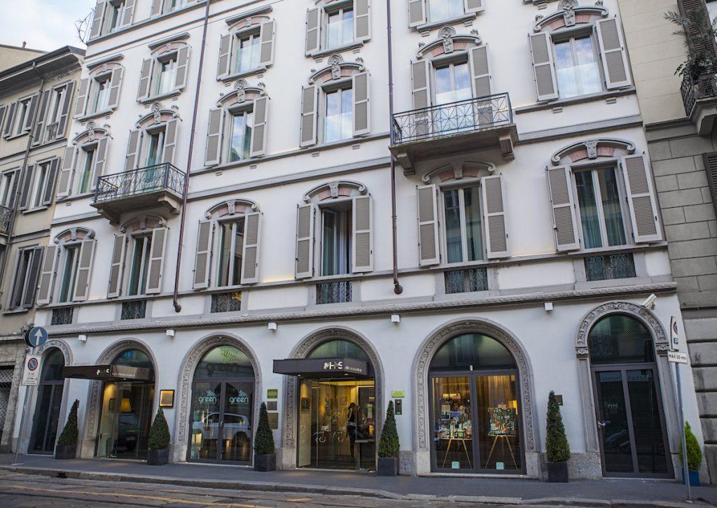 Historic façade of the city hotel. © Hotel Milano Scala