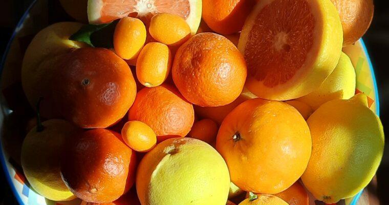 How to eat citrus fruits with the peel