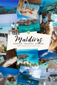 Collage: This is what a sustainable vacation in the Maldives looks like