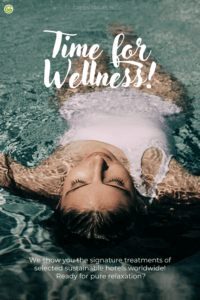 Exceptional and sustainable wellness, e.g. floating in the pool