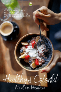 Sustainable hotels with nutritional advice options