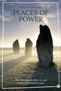 Sustainable vacations at places of power such as stone circles