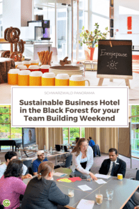 Sustainable business hotel for team building events