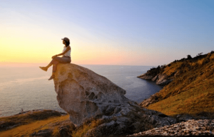 travel sustainably in phuket thailand - women rock