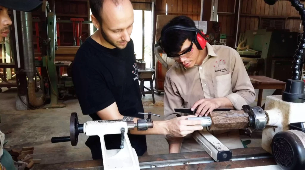 Charity hotel trains carpenters